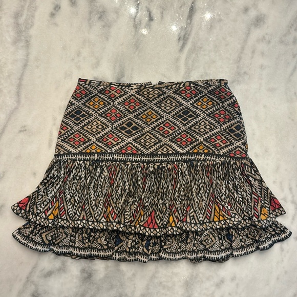 BCBGMAXAZRIA Nima Aztec Skirt size 8 - Picture 2 of 12